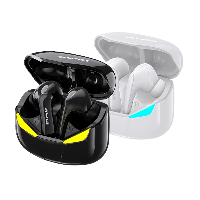 AWEI T35 HiFi TWS Bluetooth ENC Earphone Wireless Sport Game Music Touch Waterproof AAC Stereo Headset with Mic AWEI T35 HiFi TWS Bluetooth ENC Earphone Wireless Sport Game Music Touch Waterproof AAC Stereo Headset with Mic